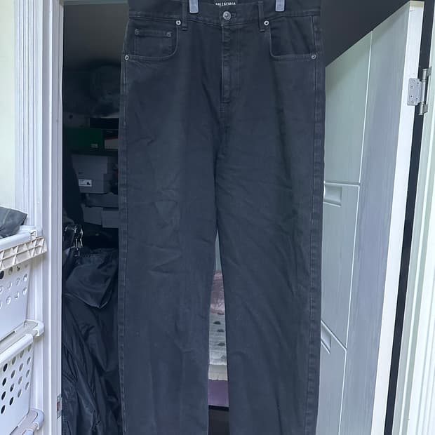 [M] 발렌시아가 유니핏 라지 데님팬츠