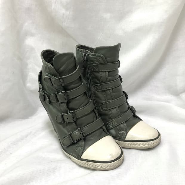 Ash 웨지힐 스니커즈 35