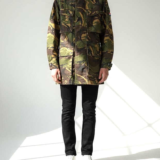 OG 네덜란드군 넘버나인 패턴 필 카모 롱야상 파카