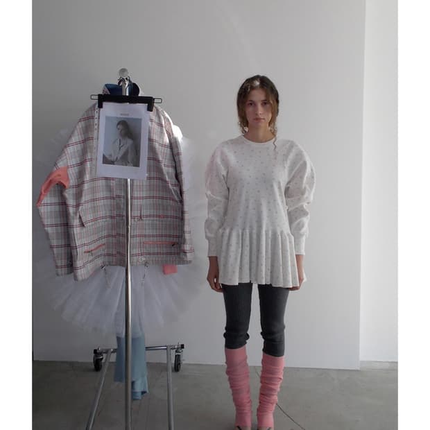 프레클 와플 플레어 드레스