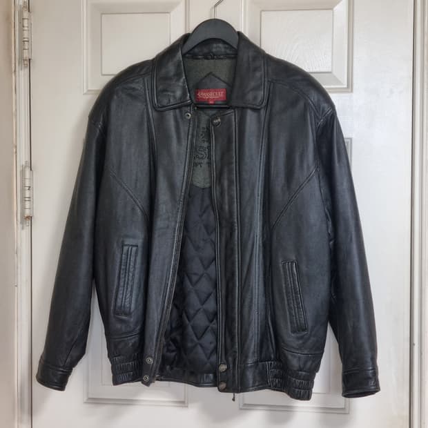 빈티지 CHASECULT 가죽 자켓