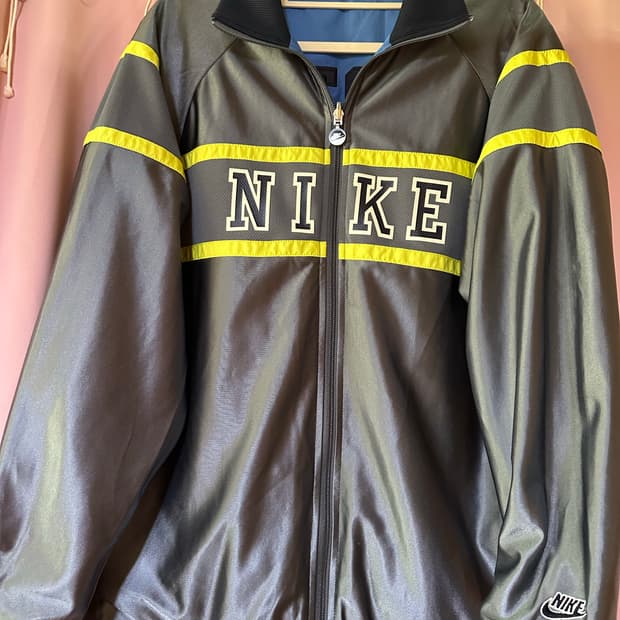 나이키 리버시블 집업 나이키 올드스쿨 대장 희귀 바람막이 자켓 양면집업