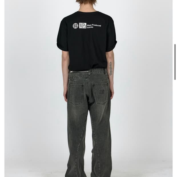 [플라스틱프로덕트] MPa DRIFT DENIM PANTS (GREY)