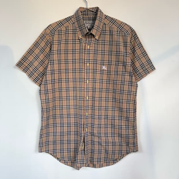 버버리 노바 체크 반팔 셔츠