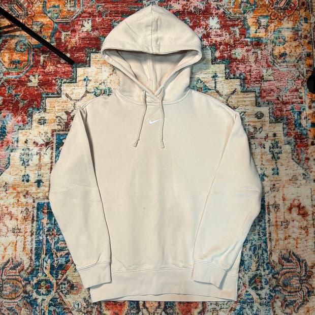 [L] 나이키 크림 컬러 후드티