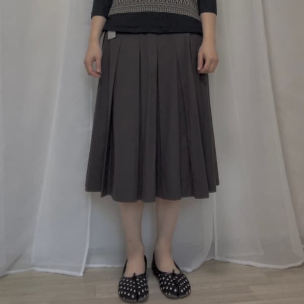 [Deadstock] MARGARET HOWELL Pleats Skirt