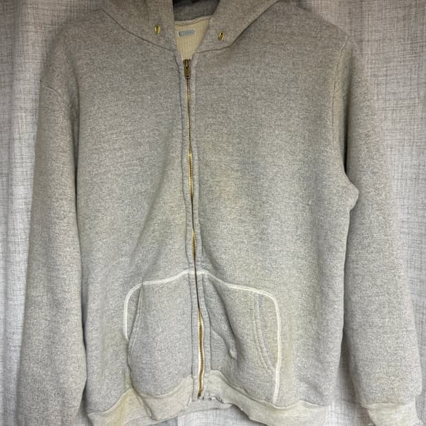 [2]아프레쎄 24fw 빈티지 후드집업 그레이