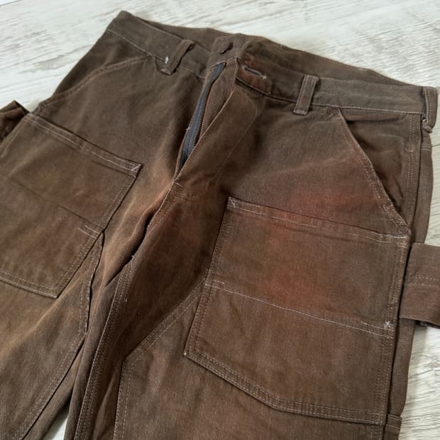 베이프 더블니 카펜터 팬츠