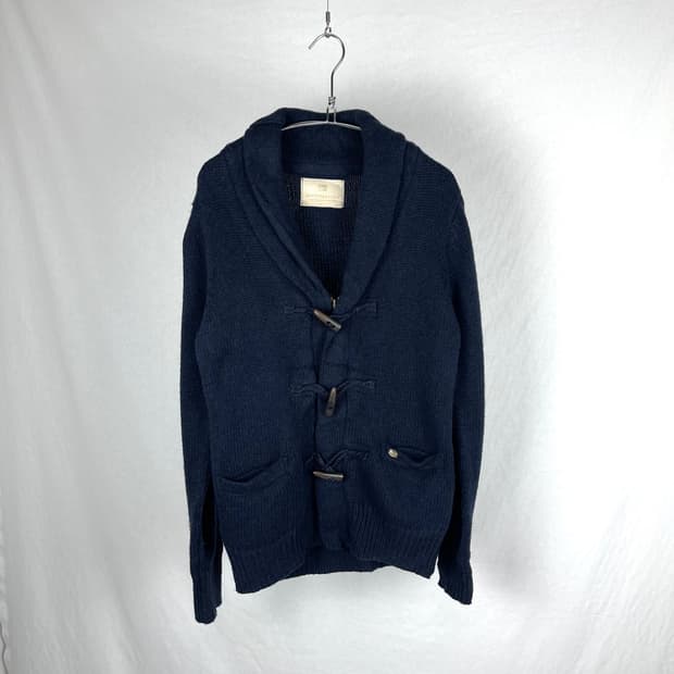 Scotch & Soda 소뿔 단추 네이비 가디건 