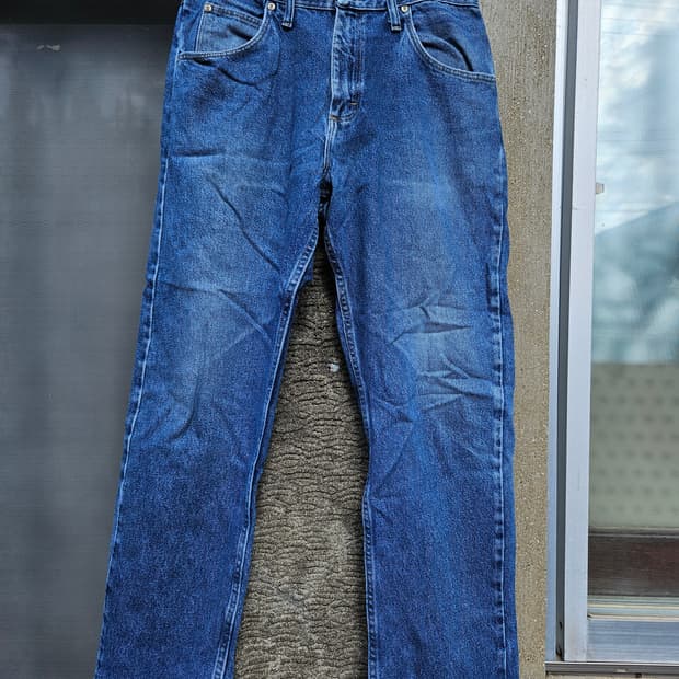 랭글러 빈티지 중청 릴랙스드핏 데님 (32×30 / 지퍼플라이)