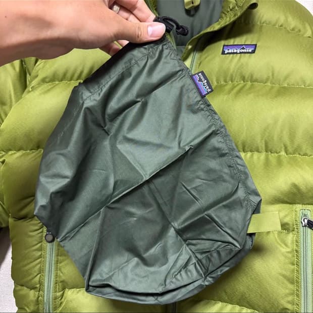 파타고니아 패커블 구스다운 패딩 그린 M