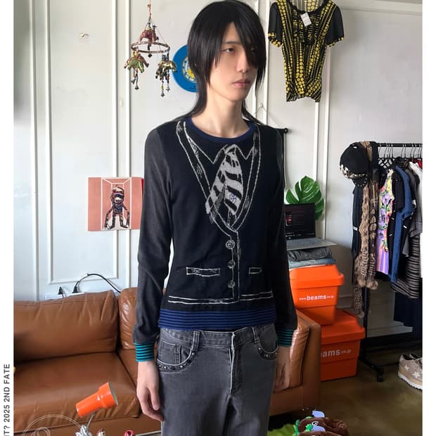 2000s Castelbajac Gimmick Print Knit