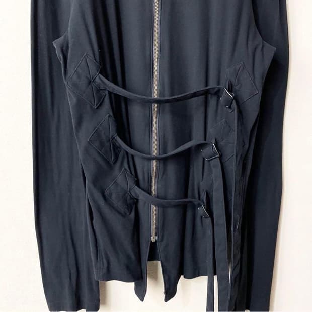 Jean Paul Gaultier 03AW 벨티드 코튼 블루종