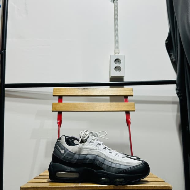 265) 나이키 운동화 남성 남자 신발 에어맥스 95 그레이/ 블랙