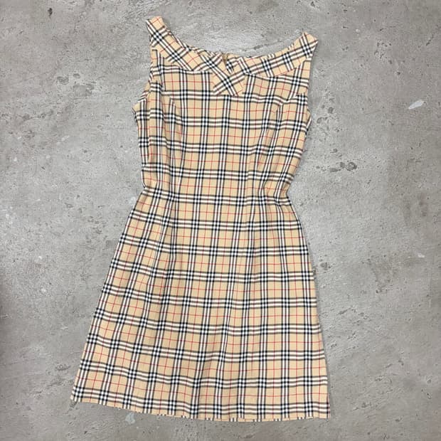 버버리 노바체크 블루라벨 원피스[2367]