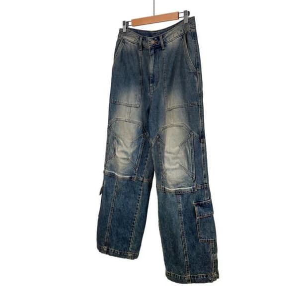 준지 후라쉬 카고 데님팬츠 junnj (46)