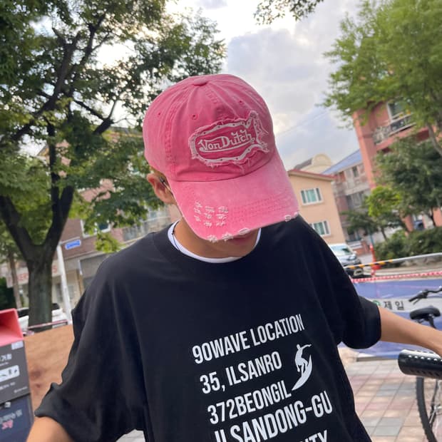 본더치 핑크 캡