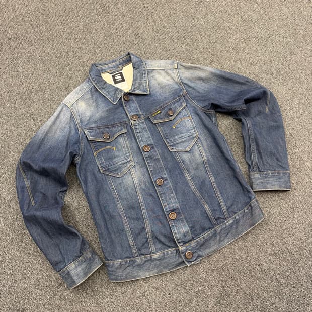 L) 지스타 로우 GS01 빈티지 데님 자켓