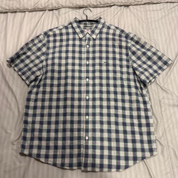 리바이스 체크 셔츠