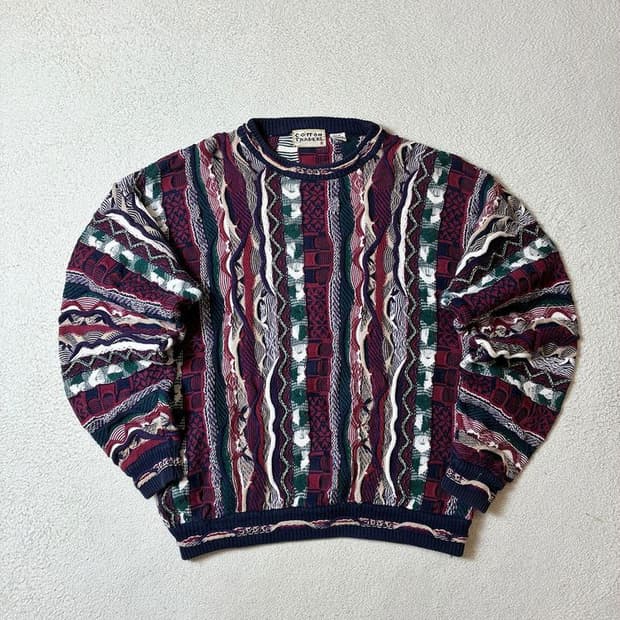 Cotton Traders 80's 3D 케이블 니트 PN7961