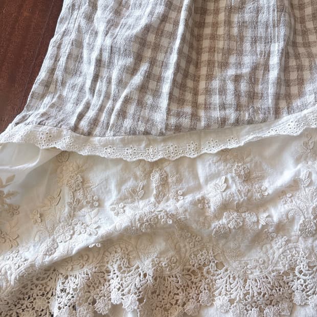 모리걸 라떼갸루 롱스커트