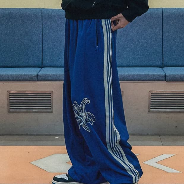 엘리메노 EL 히야신스 절개 테이핑 트랙 팬츠 3사이즈