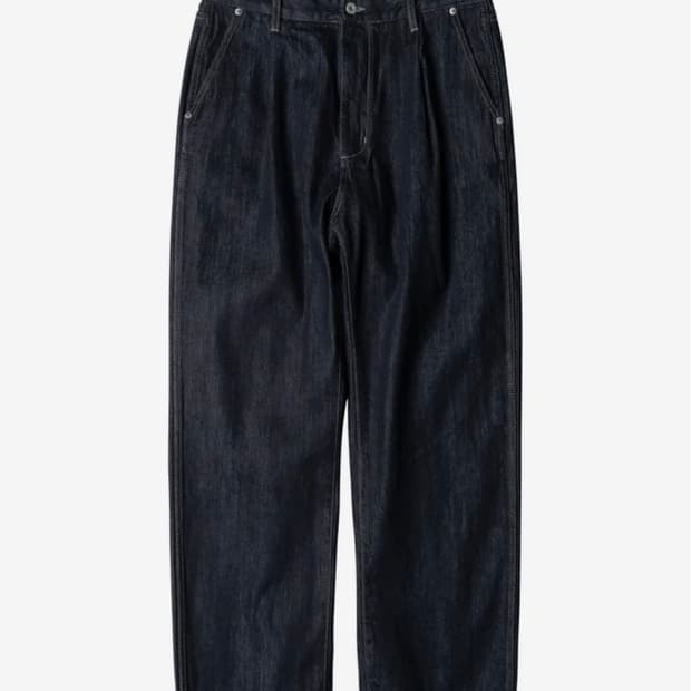 [1] 러프사이드 드레이프 원워시드 데님