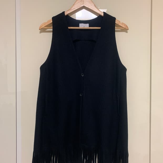 UNDECORATED 언데코레이티드 울 조끼