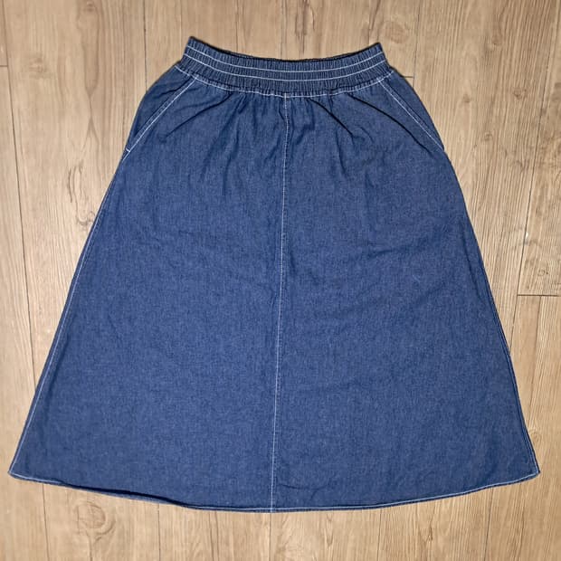 에잇세컨즈 롱 데님치마 XS