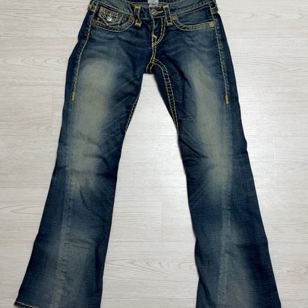 트루릴리전 부츠컷 데님진