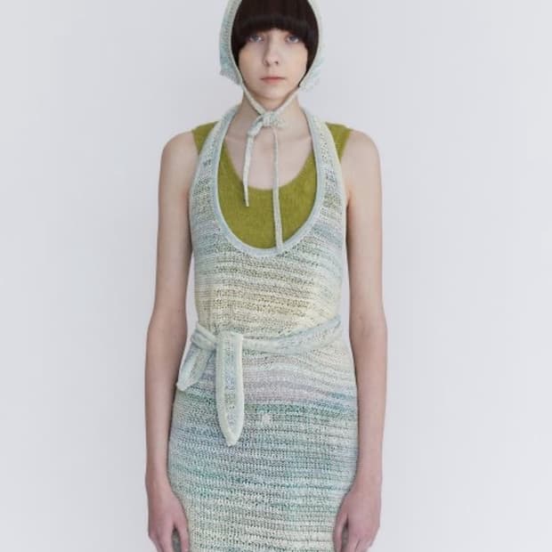 아옵트 AOPT 레이어드 니트 원피스