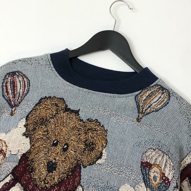 Sugar Street Weavers 곰돌이 스웨터  
