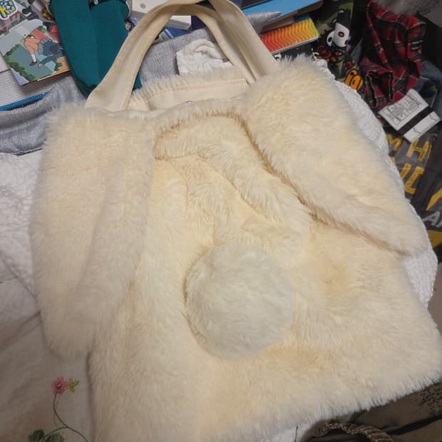 히메갸루 로걀 달천깔 토끼 래빗 퍼 가방