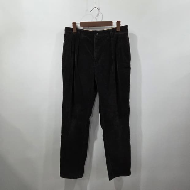 폴로랄프로렌 투턱 다크브라운 코듀로이 팬츠 78/94 