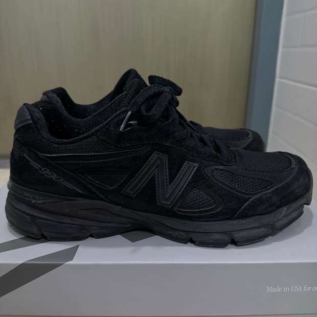 뉴발란스 990v4 메이드 인 USA 블랙