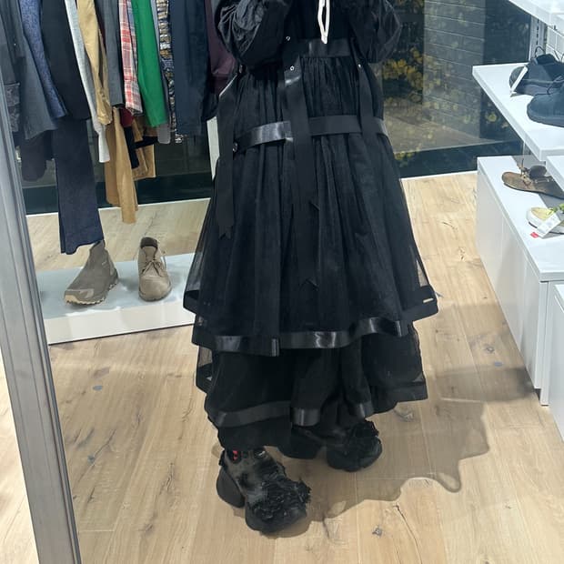 noirkeininomiya 컬렉션 드레스 블랙 S