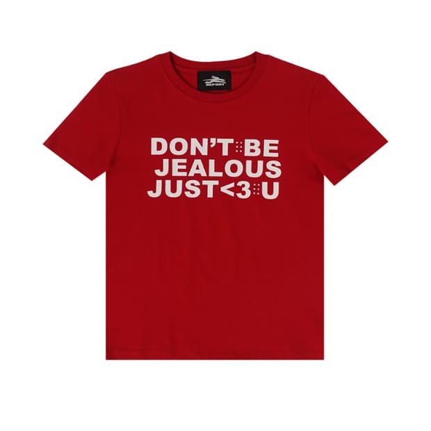제노리포트 dont be jealous 티셔츠 팝니다