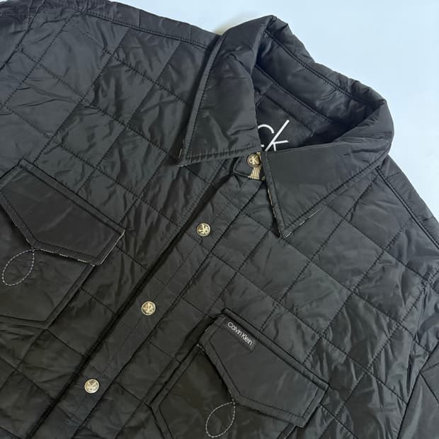 캘빈클라인 퀄팅자켓