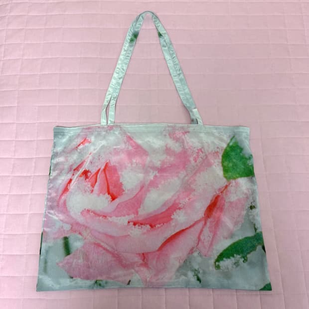 누아누 rose tote bag pink