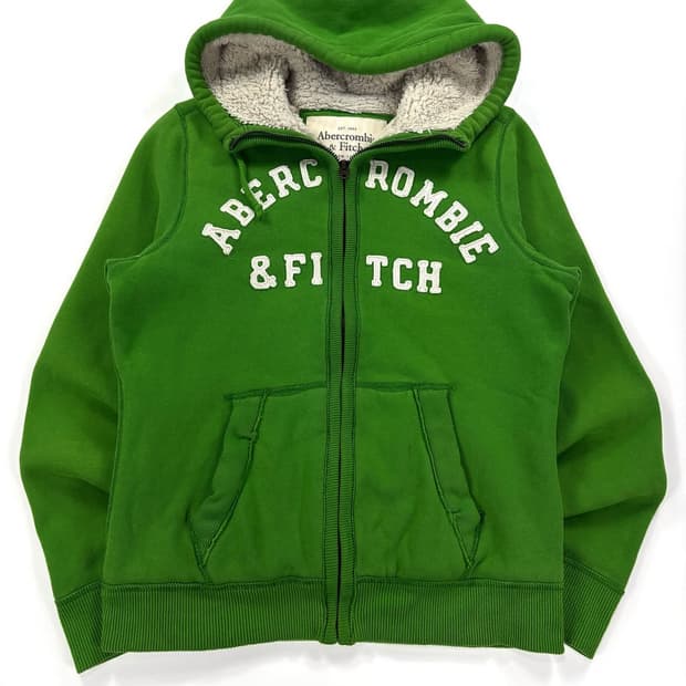 아베크롬비 양털 후드집업  