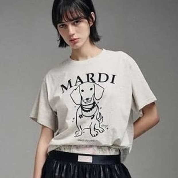 마르디 메크르디 딴지 티셔츠 오트밀