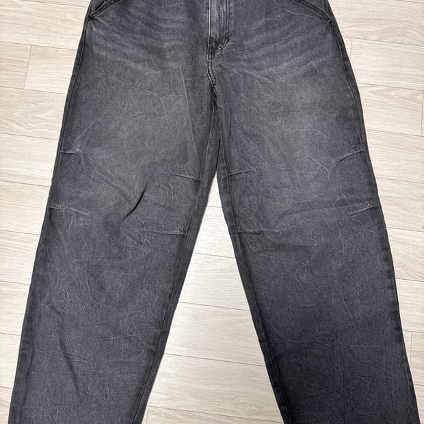 솔리드 옴므 워싱 데님팬츠