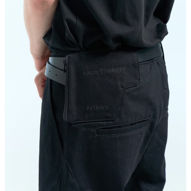  MPa WALLET RAW DENIM PANTS (BLACK)