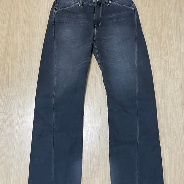 리바이스 키즈 엔지니어드 진스 흑청 기모 데님 팬츠