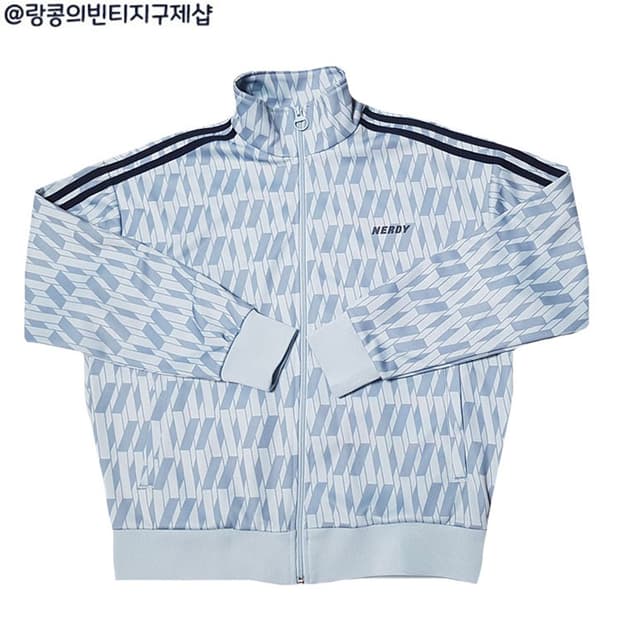 널디 스트릿 패턴 져지 자켓