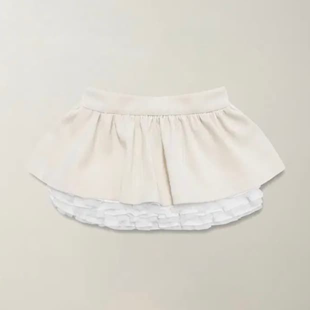 더티스 로맨틱 부케 레이어드 스커트 아이보리색 구해요!!