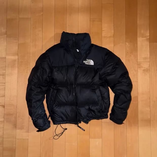 (상태좋음) 노스페이스 1996 에코 눕시 패딩 자켓 블랙 S 90