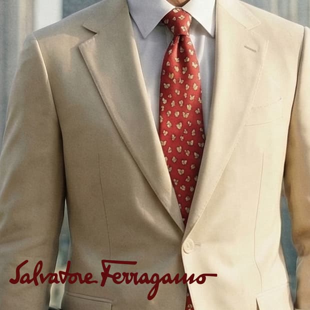 살바토레 페라가모 나비 패턴 넥타이 10.2cm A+~A등급 K2245