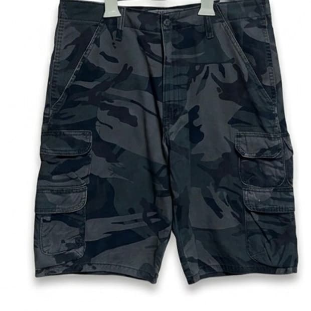 Wrangler 카모 카고 반바지 30