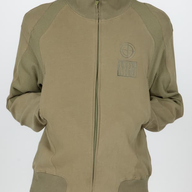 MPa CONTRAST ZIPPED JACKET (KHAKI)
